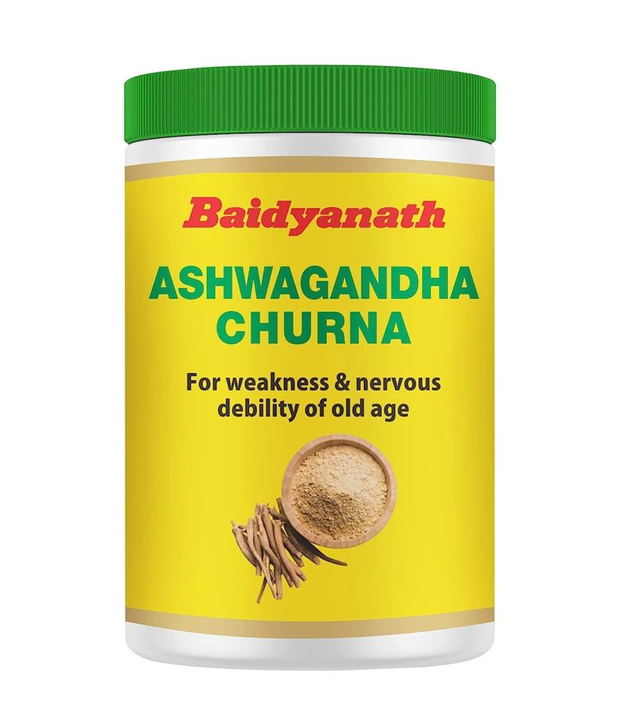 Baidyanath Ayurvedic Ashwagandha Churna (200g)-Best Ayurvedic Ashwagandha Churna Brands in India in 2023